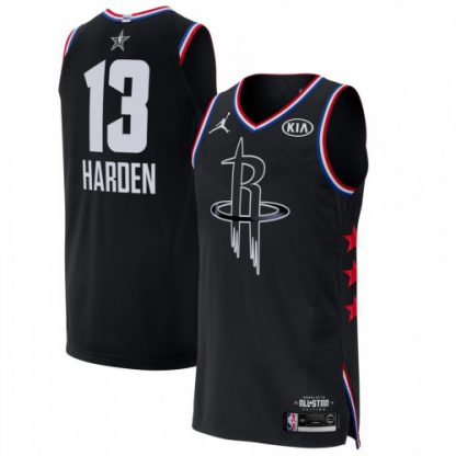 Houston Rockets #13 James Harden Black Jordan Brand 2019 NBA All-Star Game Finished Authentic Jersey