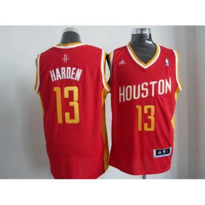 Revolution 30 Houston Rockets #13 James Harden Red Alternate Stitched NBA Jersey