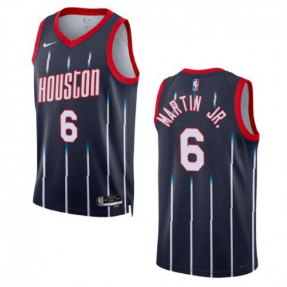 Houston Houston Rockets #6 Kenyon Martin Jr. Unisex Nike Navy 2022-23 Swingman Jersey - City Edition
