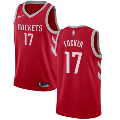 Nike Houston Rockets #17 PJ Tucker Red NBA Swingman Icon Edition Jersey