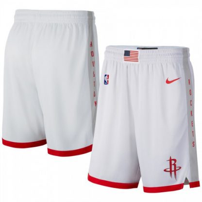 Houston Houston Rockets Nike 2019-20 City Edition Swingman Shorts White