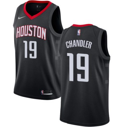 Nike Houston Rockets #19 Tyson Chandler Black NBA Swingman Statement Edition Jersey