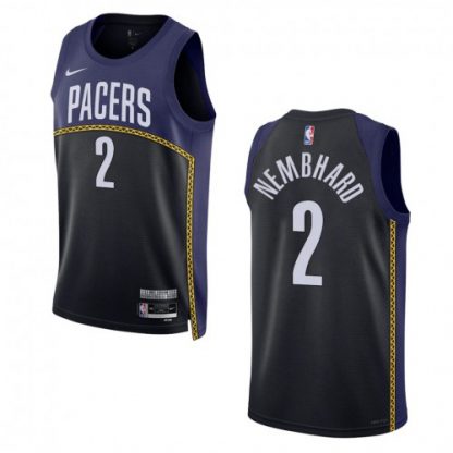 Indiana Indiana Pacers #2 Andrew Nembhard Unisex Nike Blue 2022-23 Swingman Jersey - City Edition