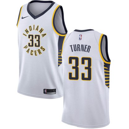 Nike Indiana Pacers #33 Myles Turner White Women's NBA Swingman Association Edition Jersey