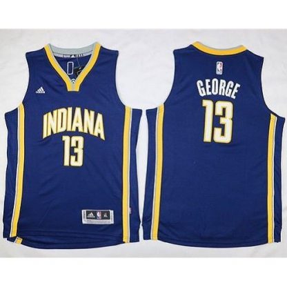 Indiana Pacers #13 Paul George Navy Blue Youth Stitched NBA Jersey