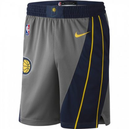 Indiana Indiana Pacers Nike City Edition Swingman Performance Shorts Gray