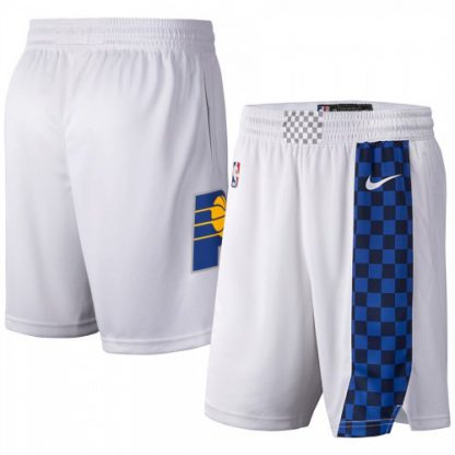 Indiana Indiana Pacers Nike 2019-20 City Edition Swingman Shorts White