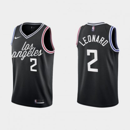 Los Angeles Los Angeles Clippers #2 Kawhi Leonard Men's Nike Black 2022-23 NBA Jersey - City Edition