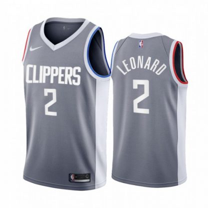 Los Angeles Los Angeles Clippers #2 Kawhi Leonard Gray Youth NBA Swingman 2020-21 Earned Edition Jersey