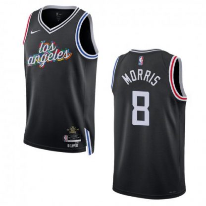 Los Angeles Los Angeles Clippers #8 Marcus Morris Sr. Unisex Nike Black 2022-23 Swingman Jersey - City Edition