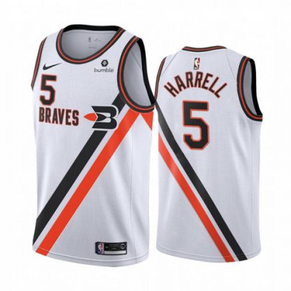 Nike Los Angeles Clippers #5 Montrezl Harrell White 2019-20 Classic Edition Stitched NBA Jersey