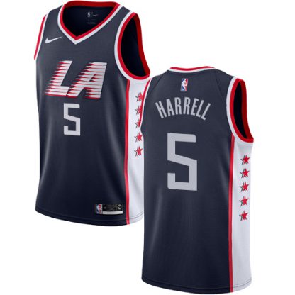 Nike Los Angeles Clippers #5 Montrezl Harrell Navy NBA Swingman City Edition 2018/19 Jersey