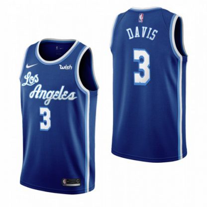 Los Angeles Los Angeles Lakers #3 Anthony Davis Blue 2019-20 Classic Edition Stitched NBA Jersey