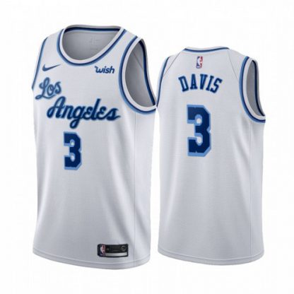 Nike Los Angeles Lakers #3 Anthony Davis White 2019-20 Hardwood Classic Edition Stitched NBA Jersey