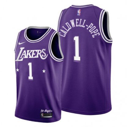 Los Angeles Los Angeles Lakers #1 Kentavious Caldwell-Pope Women's 2021-22 City Edition Purple NBA Jersey