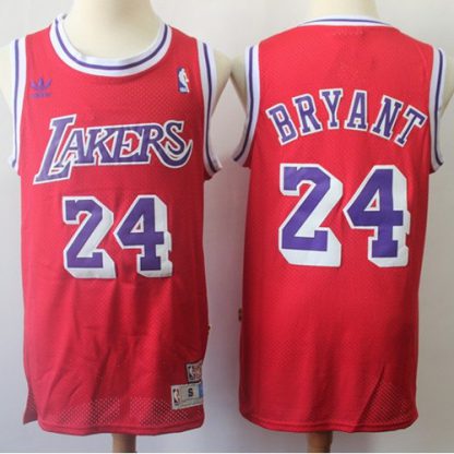 Los Angeles Lakers #24 Kobe Bryant Red Swingman Stitched NBA Jersey