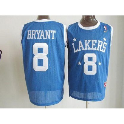 Los Angeles Lakers #8 Kobe Bryant Blue Stitched Throwback NBA Jersey