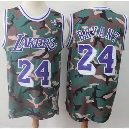 Mitchell And Ness Swingman Los Angeles Lakers #24 Kobe Bryant Camo Stitched NBA Jersey