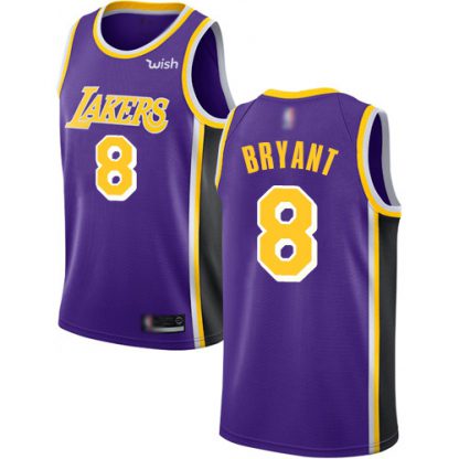 Nike Los Angeles Lakers #8 Kobe Bryant Purple NBA Swingman Statement Edition Jersey