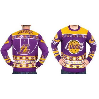 Los Angeles Los Angeles Lakers Men's NBA Ugly Sweater