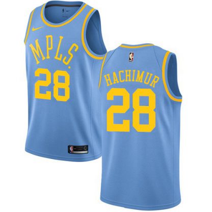 Nike Los Angeles Lakers #28 Rui Hachimura Royal Blue Youth NBA Swingman Hardwood Classics Jersey