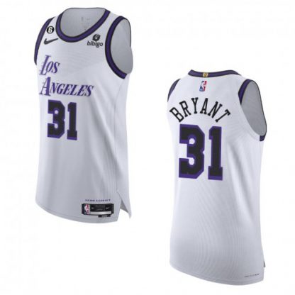 Los Angeles Los Angeles Lakers #31 Thomas Bryant Nike White 2022-23 Authentic Jersey - City Edition