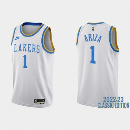 Los Angeles Los Angeles Lakers #1 Trevor Ariza White Men's Nike NBA 2022-23 Classic Edition Jersey