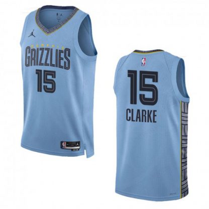 Memphis Memphis Grizzlies #15 Brandon Clarke Blue Men's 2022-23 NBA Nike Statement Edition Jersey