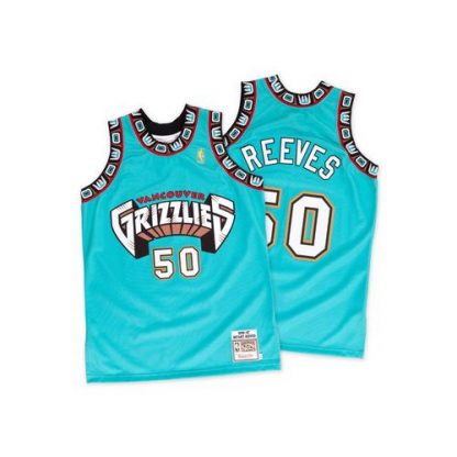 Memphis Grizzlies #50 Bryant Reeves Green Hardwood Classics Throwback Stitched NBA Jersey