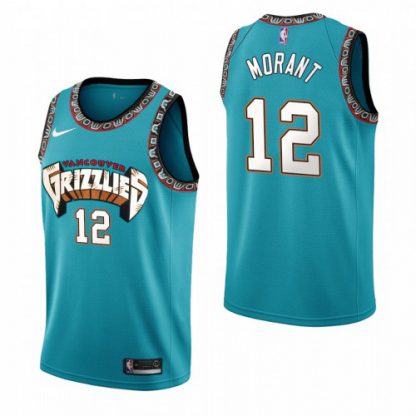 Memphis Memphis Grizzlies #12 Ja Morant 1988-89 Retro Hardwood Classics Stitched NBA Jersey