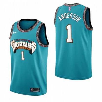 Memphis Memphis Grizzlies #1 Kyle Anderson 1988-89 Retro Hardwood Classics Stitched NBA Jersey