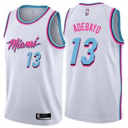Nike Miami Heat #13 Bam Adebayo White Women's NBA Swingman City Edition Jersey