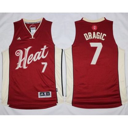 Miami Heat #7 Goran Dragic Red 2015-2016 Christmas Day Stitched NBA Jersey
