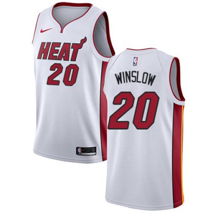 Nike Miami Heat #20 Justise Winslow White Women's NBA Swingman Association Edition Jersey