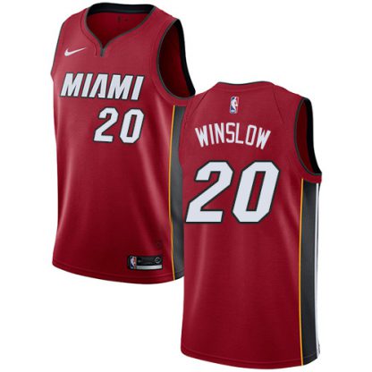 Nike Miami Heat #20 Justise Winslow Red Women's NBA Swingman Statement Edition Jersey