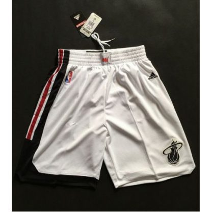 Miami Miami Heat White NBA Shorts