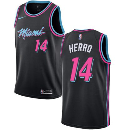 Nike Miami Heat #14 Tyler Herro Black NBA Swingman City Edition 2018/19 Jersey
