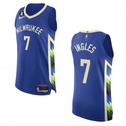 Milwaukee Milwaukee Bucks #7 Joe Ingles Nike Royal 2022-23 Authentic Jersey - City Edition