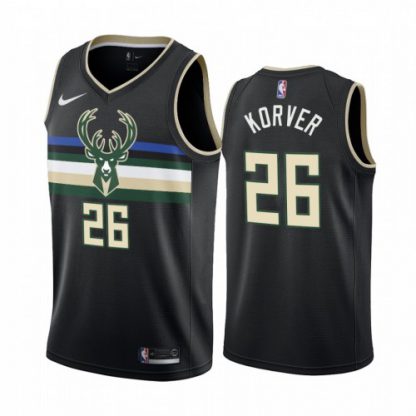 Nike Milwaukee Bucks #26 Kyle Korver Black 2019-20 Statement Edition NBA Jersey