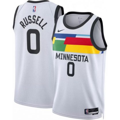Minnesota Minnesota Timberwolves #0 D'Angelo Russell Nike White 2022-23 Swingman Jersey - City Edition