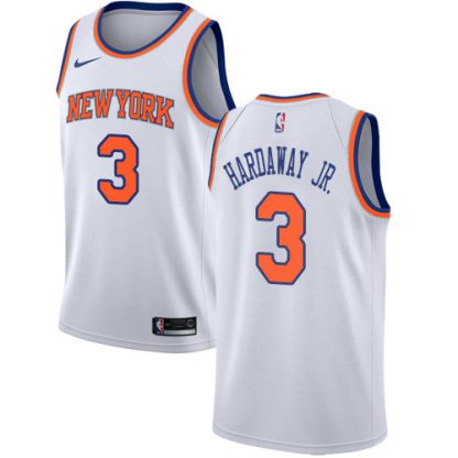 Nike New York Knicks #3 Tim Hardaway Jr. White Women's NBA Swingman Association Edition Jersey