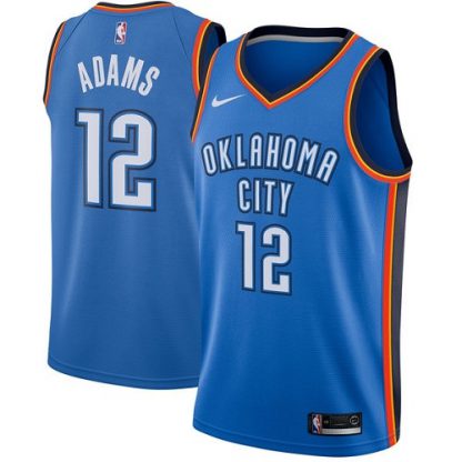 Nike Oklahoma City Thunder #12 Steven Adams Blue Youth NBA Swingman Icon Edition Jersey
