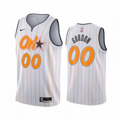 Nike Orlando Magic #00 Aaron Gordon White NBA Swingman 2020-21 City Edition Jersey