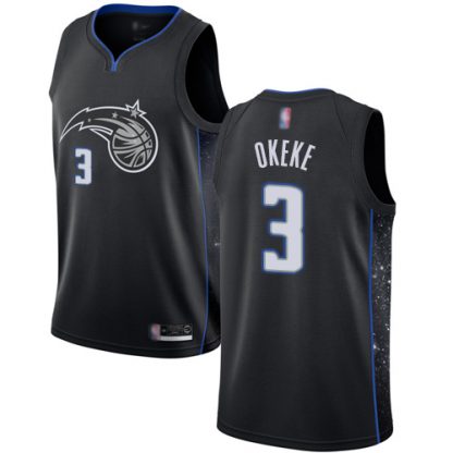Nike Orlando Magic #3 Chuma Okeke Black NBA Swingman City Edition 2018/19 Jersey