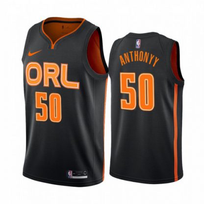 Nike Orlando Magic #50 Cole Anthony Men's 2019-20 Black City Edition NBA Jersey
