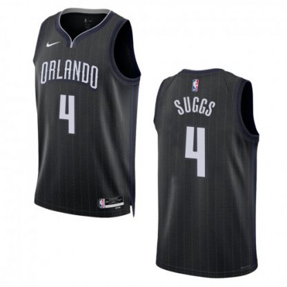 Orlando Orlando Magic #4 Jalen Suggs Unisex Nike Black 2022-23 Swingman Jersey - City Edition