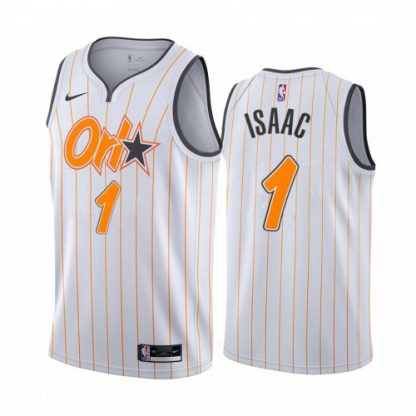 Nike Orlando Magic #1 Jonathan Isaac White Youth NBA Swingman 2020-21 City Edition Jersey