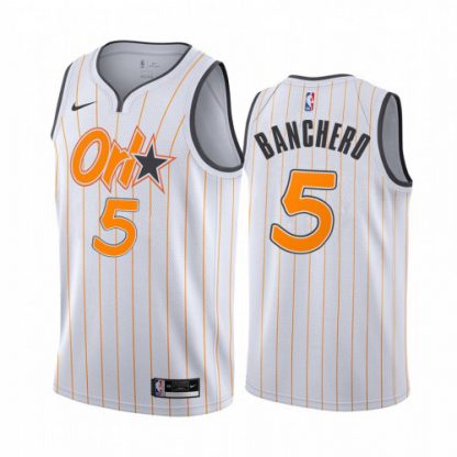 Nike Orlando Magic #5 Paolo Banchero White Youth NBA Swingman 2020-21 City Edition Jersey