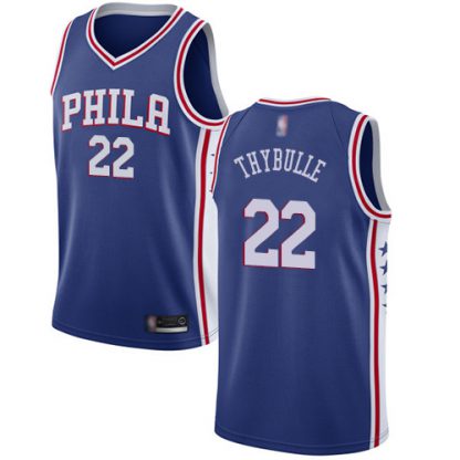 Nike Philadelphia 76ers #22 Matisse Thybulle Blue NBA Swingman Icon Edition Jersey
