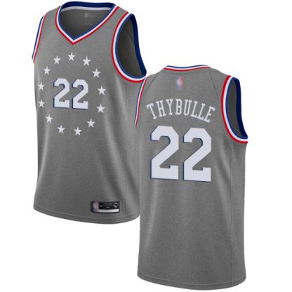 Nike Philadelphia 76ers #22 Matisse Thybulle Gray NBA Swingman City Edition 2018/19 Jersey